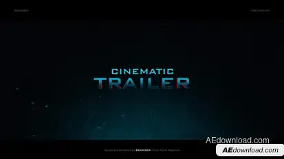 Action Cinematic Trailer Titles template preview