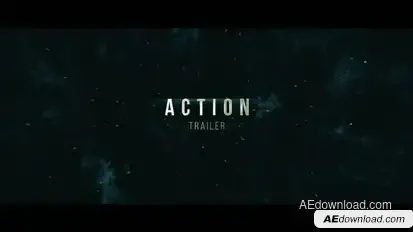 Action Cinematic Trailer Titles template preview