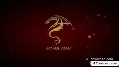 Action Comic V.1 Video Displays template preview