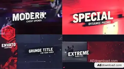 Action Demo Reel Openers template preview