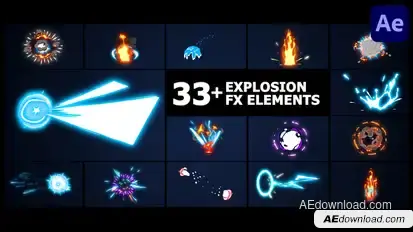 Action Elements Pack | After Effects Elements template preview