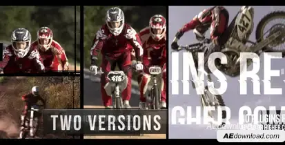 Action Glitch Slideshow Openers template preview