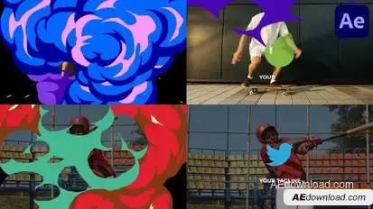 Action Logo for After Effects Logo Stings template preview
