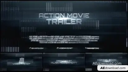 Action Movie - Trailer Openers template preview
