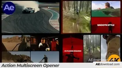 Action Multiscreen Promo Openers template preview