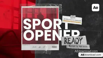 Action Sport Opener for After Effects broadcast-packages template preview