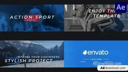 Action Sports Promo for After Effects Openers template preview