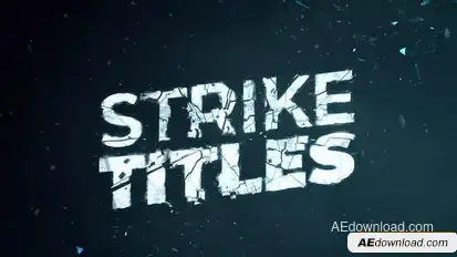 Action Strike Titles Logo Stings template preview