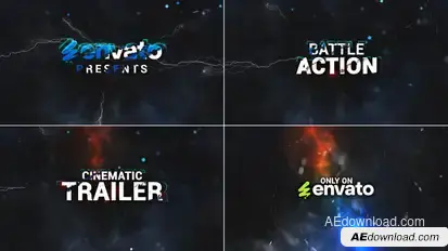 Action Trailer Titles // Cinematic Trailer Titles template preview