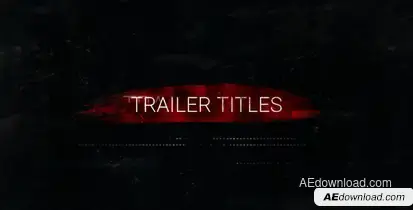 Action Trailer Titles Titles template preview