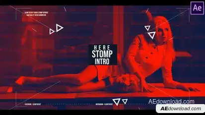 Actionable colorful stomp intro Openers template preview