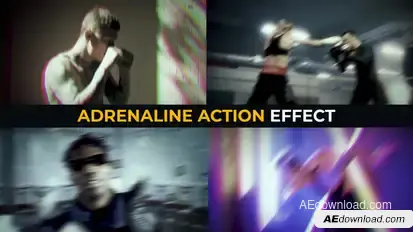 Adrenaline Action Effects | After Effects Elements template preview
