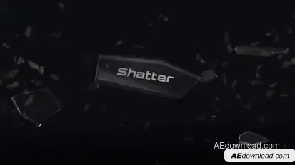 Advanced Shatter Logo Stings template preview