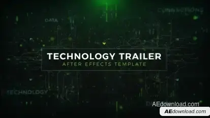 Advanced Technology Trailer Titles template preview