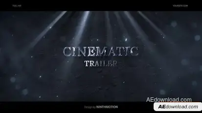 Videohive Adventure Movie Trailer Titles template preview