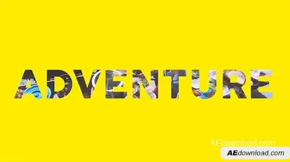 Adventure Slideshow Video Displays template preview