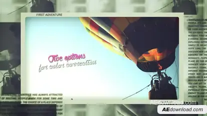 Adventure slideshow Openers template preview
