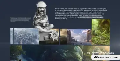 Adventure World Video Displays template preview