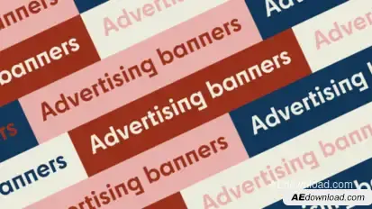 Advertising Banners Titles template preview