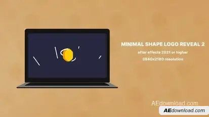 Videohive After Effects Minimal Shape Logo Reveal 2 Logo Stings template preview