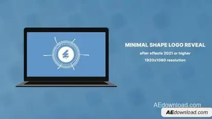 Videohive After Effects Minimal Shape Logo Reveal Logo Stings template preview
