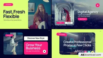 Agency Promo Openers template preview