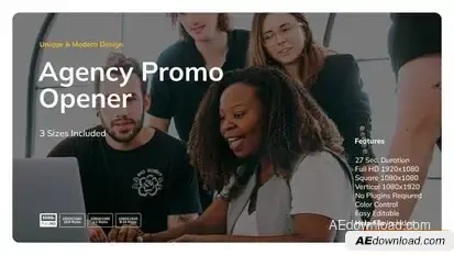 Agency Promo Opener Openers template preview