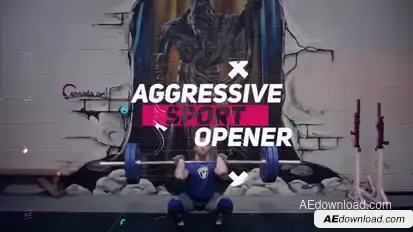 Aggressive Sport Opener Openers template preview
