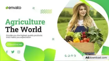 Agriculture Farming Business Promo Openers template preview