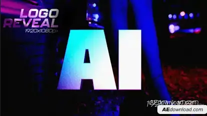 AI Cinematic Intro Trailer 3D Titles and Company Logo Reveal Logo Stings template preview