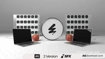 Ai Intro Logo Stings template preview