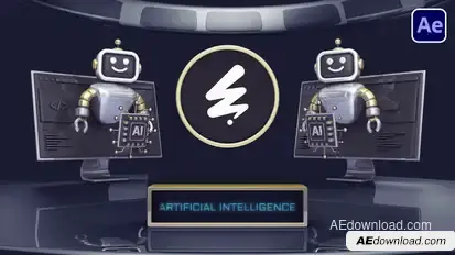 Ai Intro Logo Stings template preview