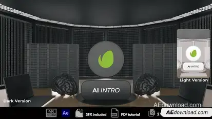 Ai Intro Logo Stings template preview
