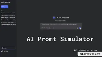 AI Prompt | DeepSeek UI Elements template preview