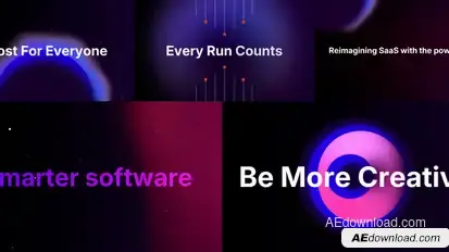AI SaaS Product Promo Elements template preview