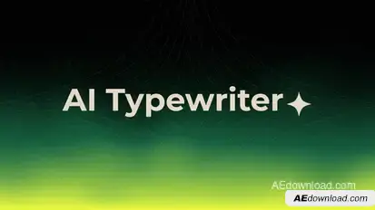 Ai Typewriter Titles template preview