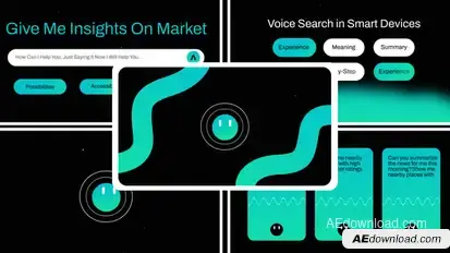 AI Voice Search After Effect Elements template preview