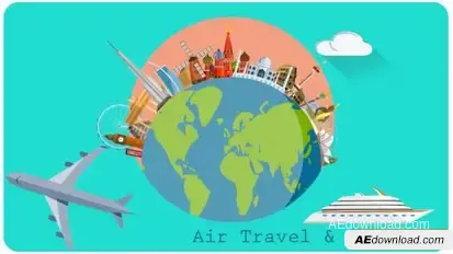 Air Travel & World Cruises Openers template preview