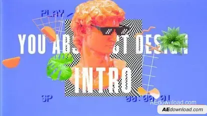 Airbrush Vibes Abstract Intro Openers template preview