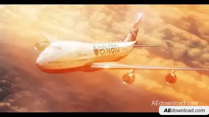 Airplane Flight Sky Business Travel Logo Logo Stings template preview