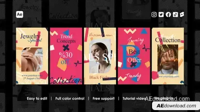 Album Instagram Reels Product Promo template preview