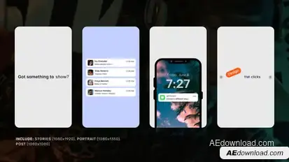 Alert Intro Reel Video Displays template preview