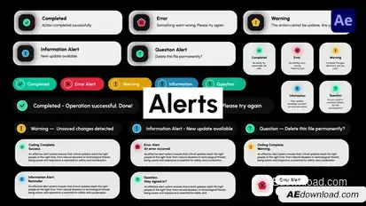 Alerts Elements template preview