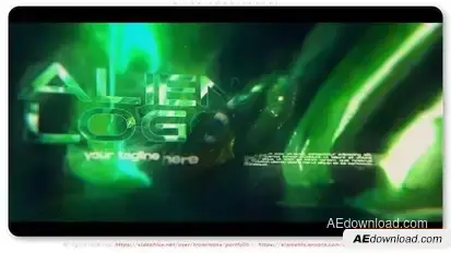 Alien Logo Reveal Logo Stings template preview