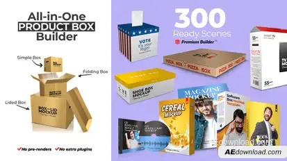 All-in-One Product Box Builder Product Promo template preview