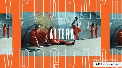 Altera - Typographic Promo Openers template preview
