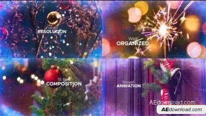 Amazing Christmas Slideshow Openers template preview