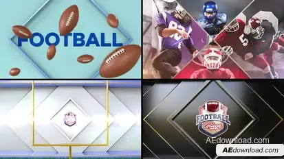 American Football Bumper Logo Stings template preview