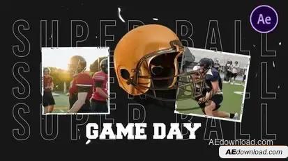 American Football Opener Openers template preview