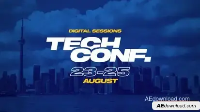 Tech Conference Promo Openers template preview